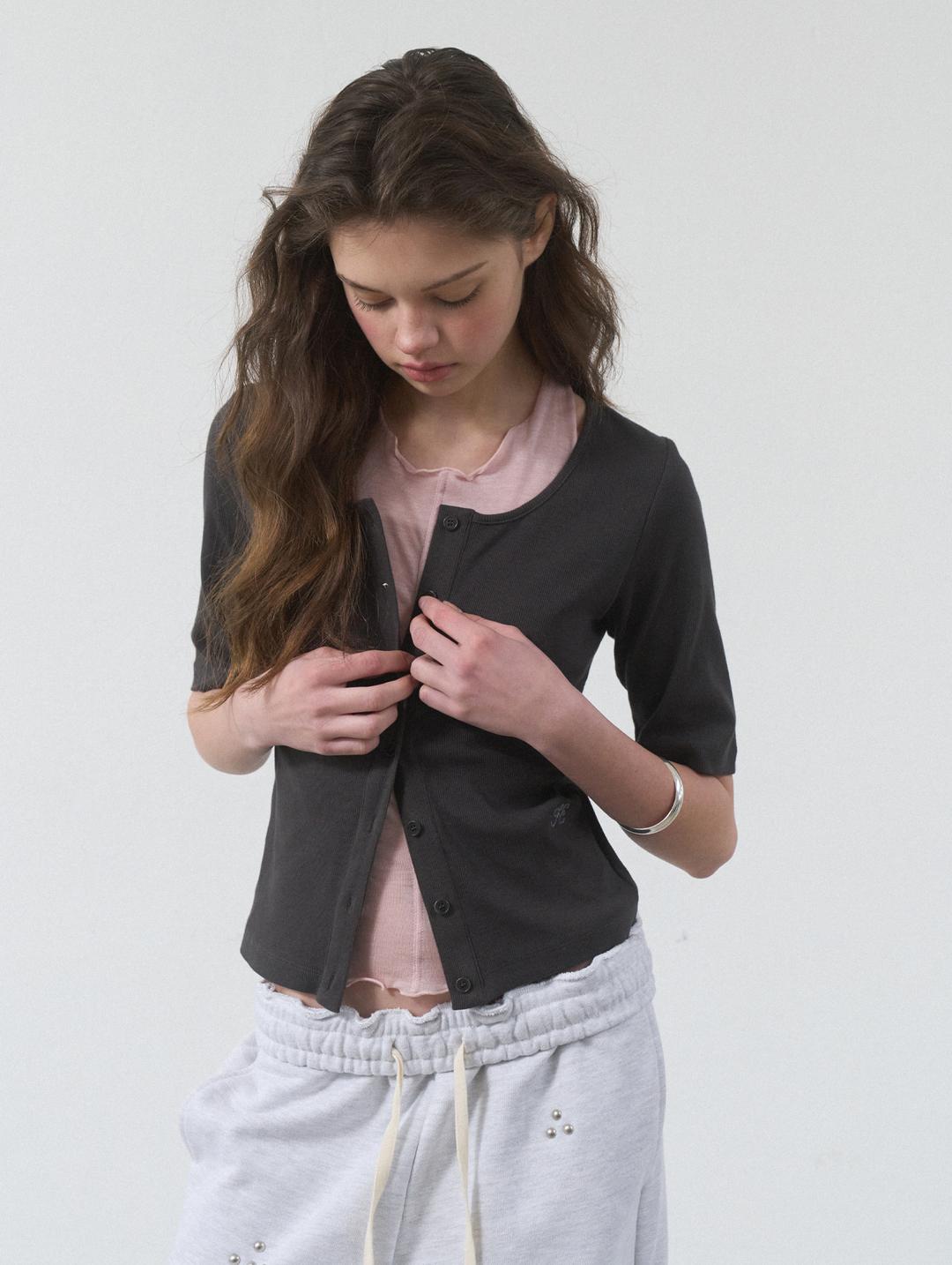 GIFT SHEER HALTER SLEEVELESS - PINK