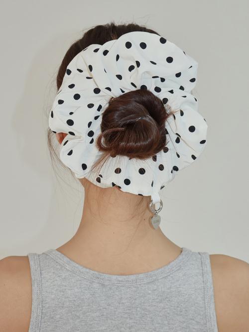 DOT SCRUNCH (IVORY)