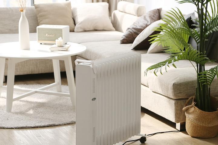 15핀 라디에이터 24시예약 타이머 가정 사무실 리모컨 전기히터 CRH-15WT