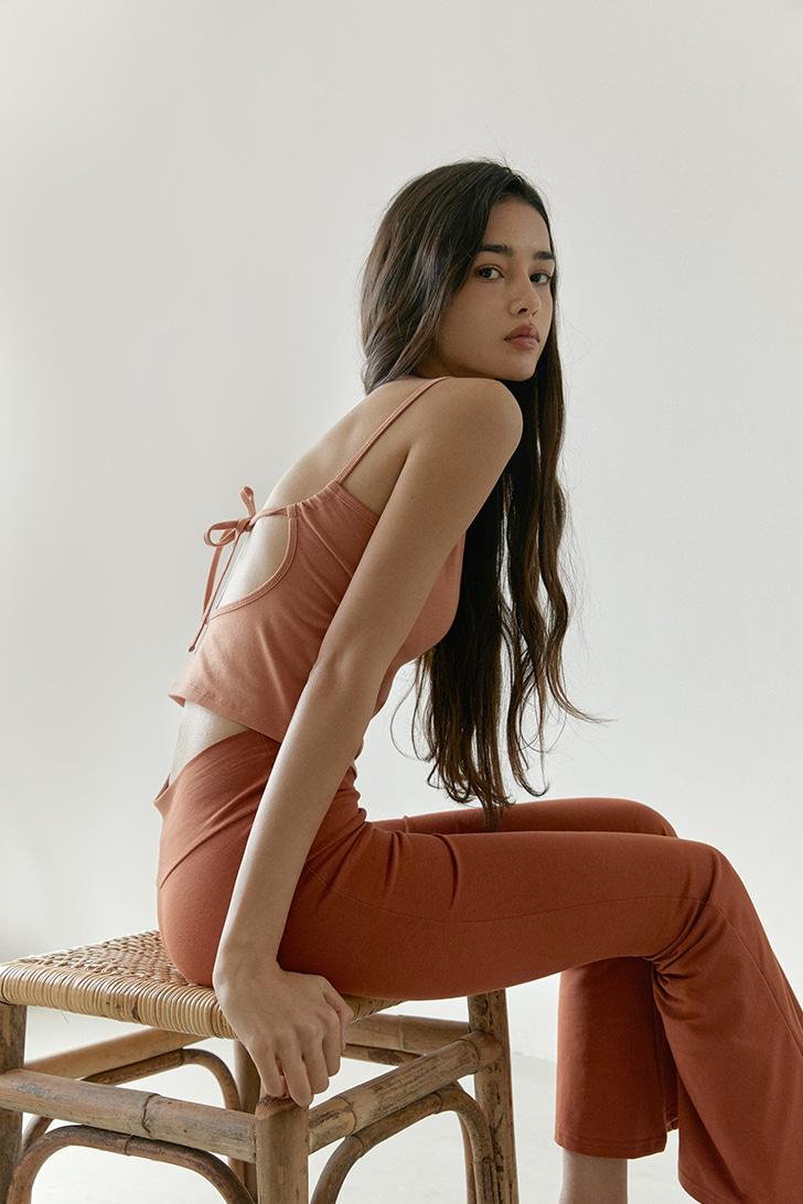 Kevala back point top (Carrot)