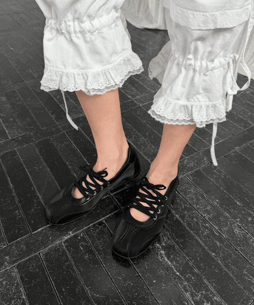 룬 레이스업 스니커즈 4color