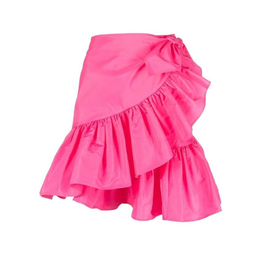 MSGM 러플 타페타 스커트 푸시아 핑크 42 새상품 | 후루츠패밀리