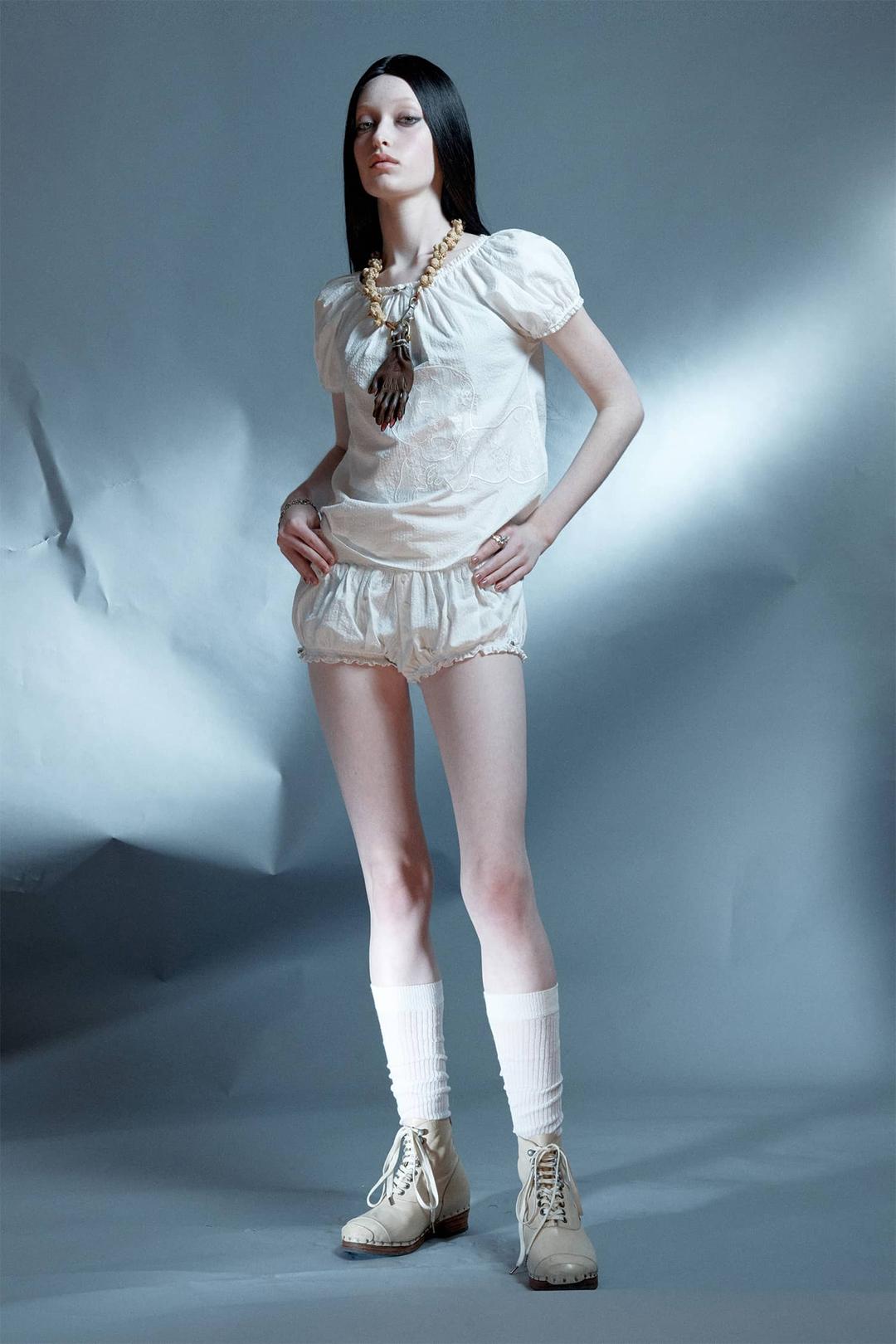 Casper PJ Shorts Ghost Sheer