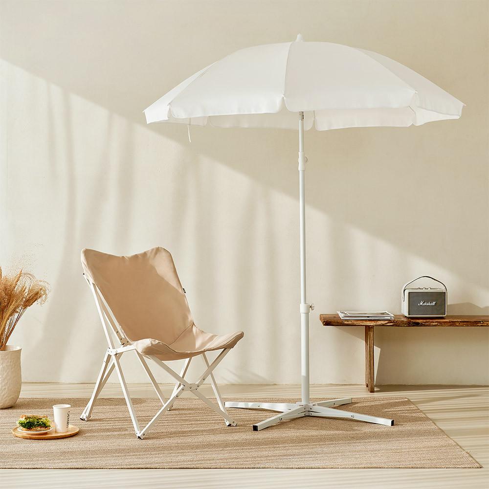 캠핑 대형 감성 파라솔 각도조절 접이식 비치 태슬 휴대용 낚시 피크닉 우산