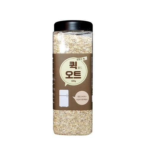 냉장고쏙 퀵 롤드 오트, 600g, 1개 - 쌀/잡곡류 | 쿠팡