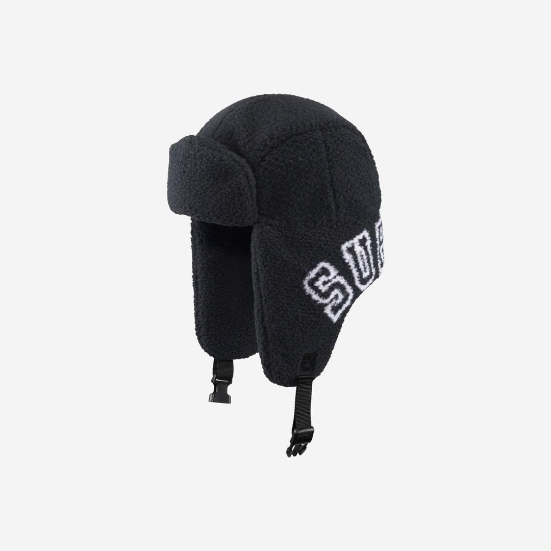 Supreme Shearling Trooper Black - 23FW