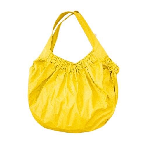 타이벡 빅 셔링 백 머스타드