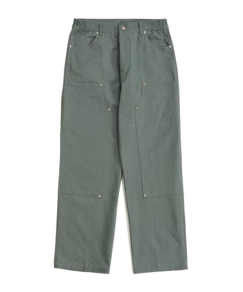 더블 니 카펜터 팬츠 [그레이]