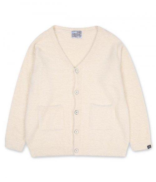 앙고라 니트 가디건_아이보리