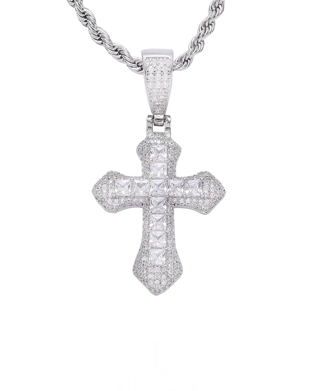 Luxurious Cuban Cross Necklace