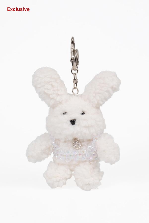 [OVERDUE FLAIR x COSYMOSY]OF POODLE KEYRING_WHITE