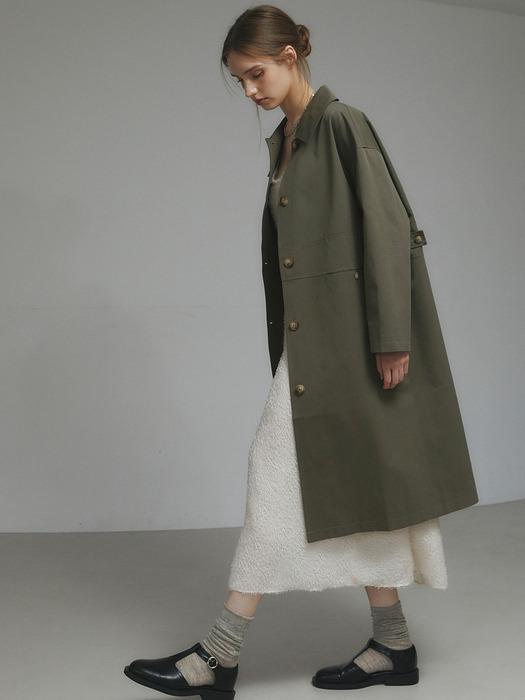 Austin Balmacaan Trench [KHAKI GREY]