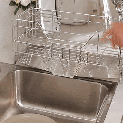 올스텐 폭조절 식기건조대