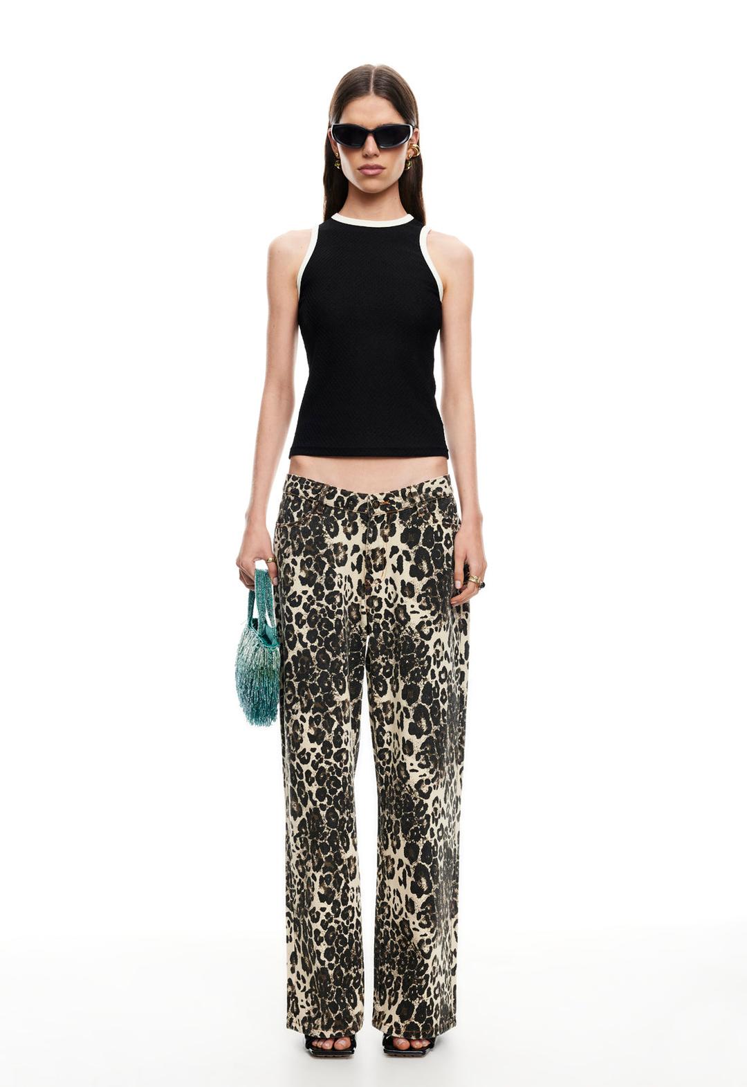 REBELS JEAN - LEOPARD - XXS / LEOPARD