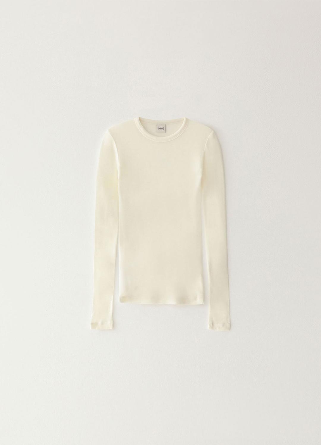 9TH / Wool Silk T-shirt - Ivory (12월 초 순차배송)