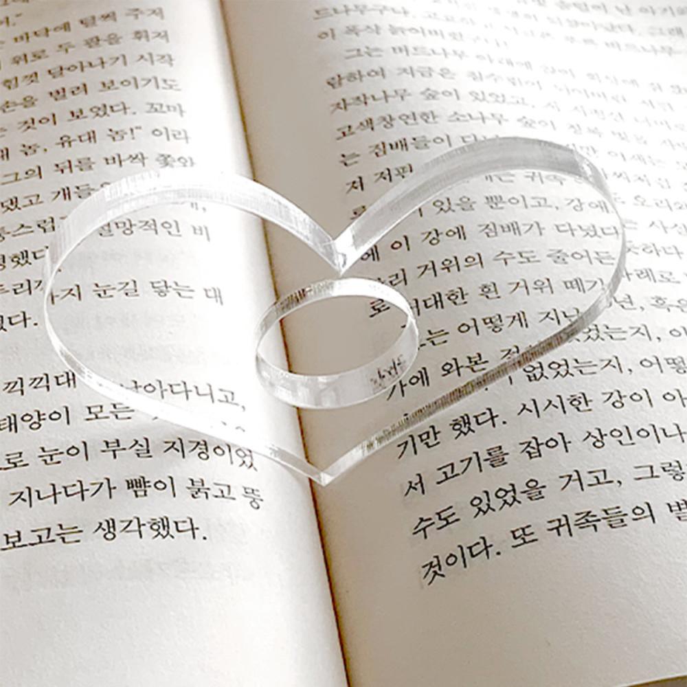 클리어 북 홀더 투명홀더 책고정