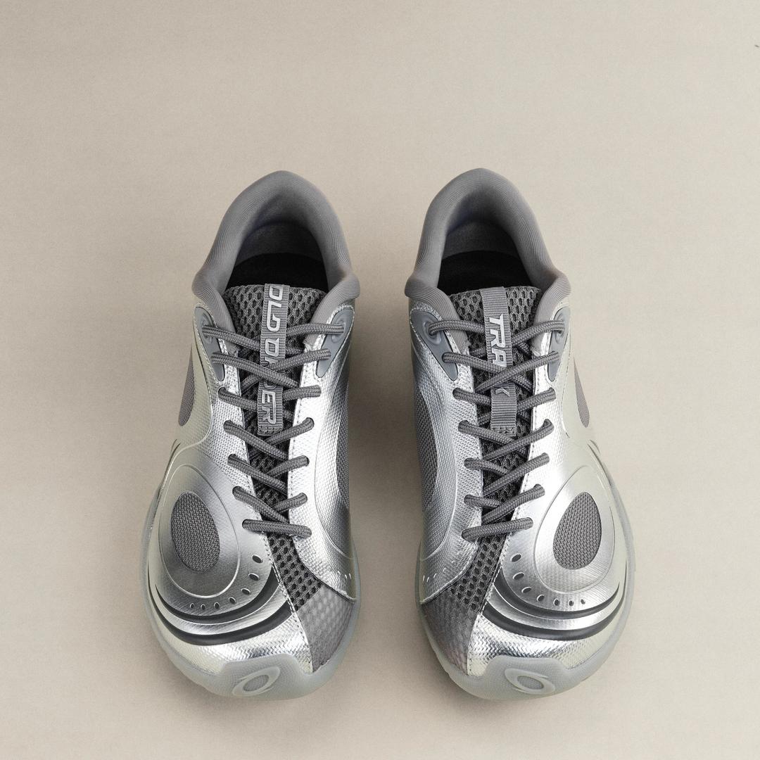Trainer Track Shoes Silver Pyroxene Air-Mesh