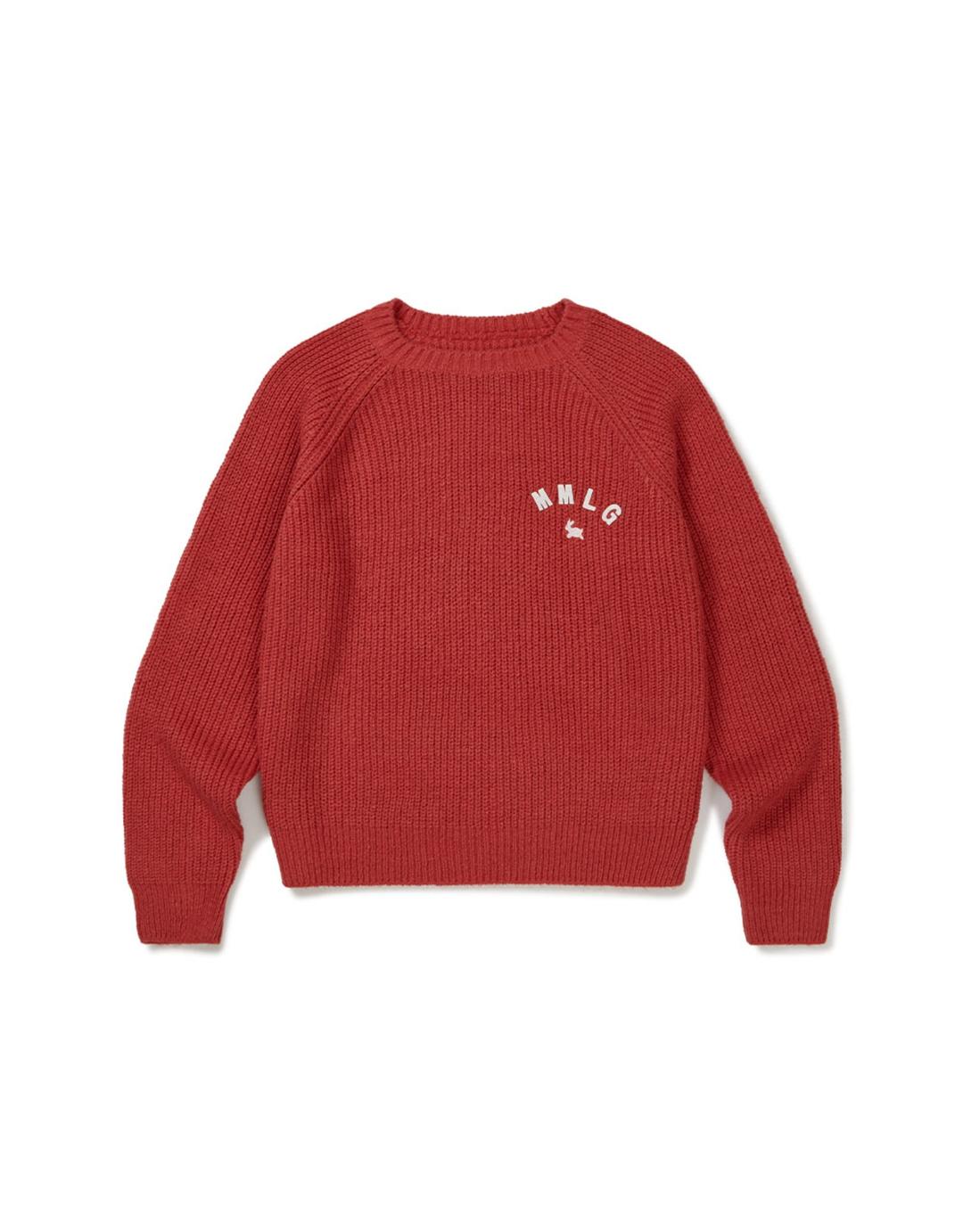 [Mmlg] BULKY HACHI KNIT (RED)