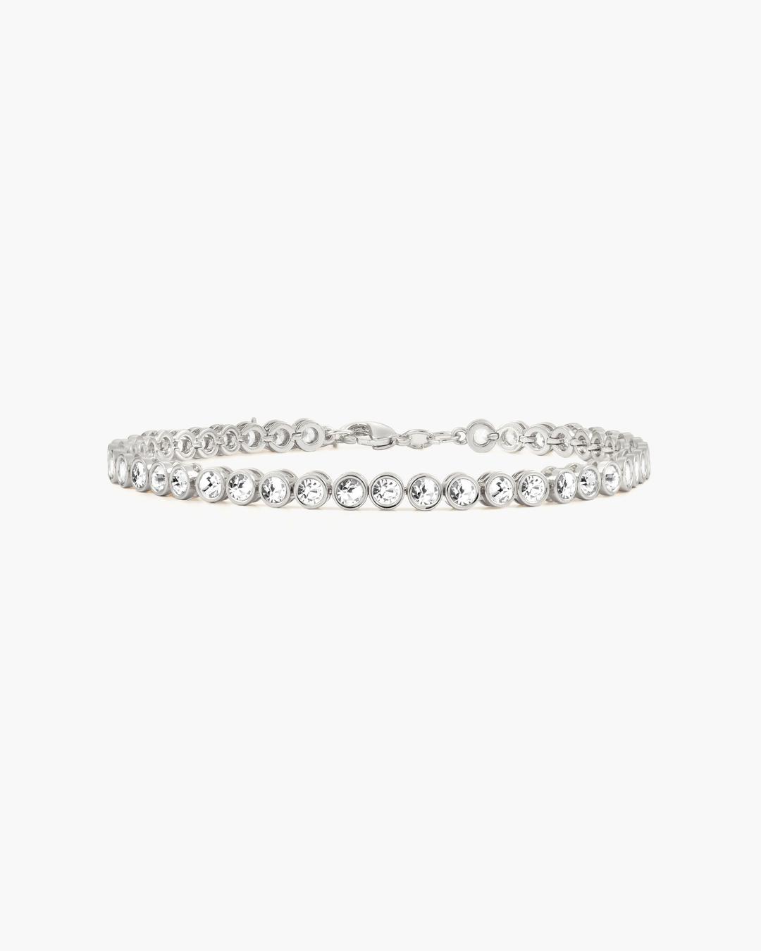 Tennis Bracelet in Silver - Silver