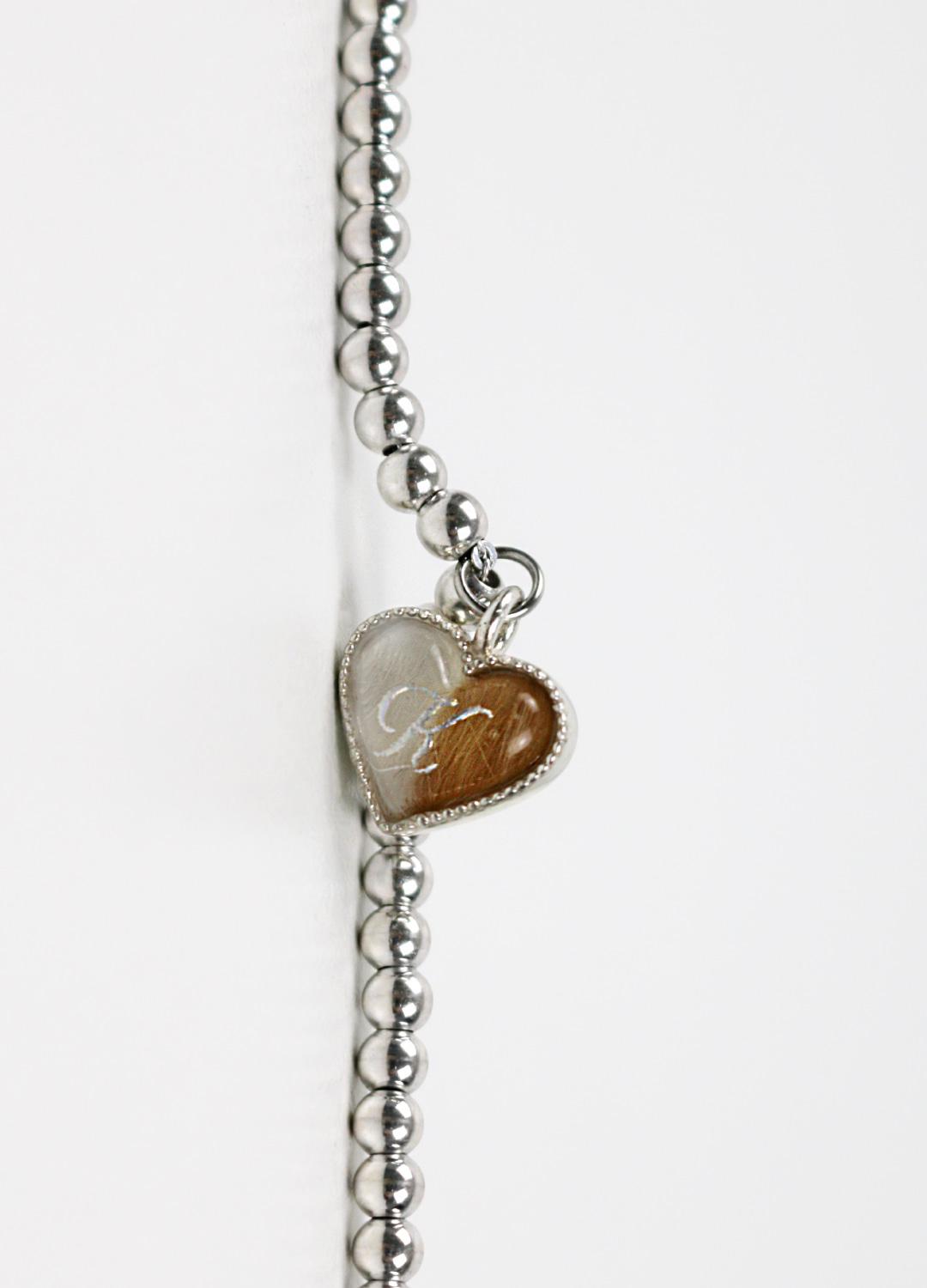 도트 체인 타원/하트 팔찌