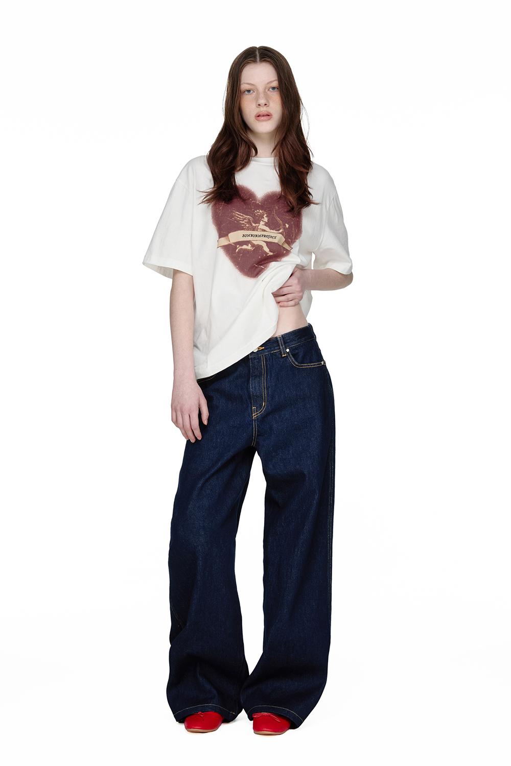 Cupid Overfit T-shirt, WHITE