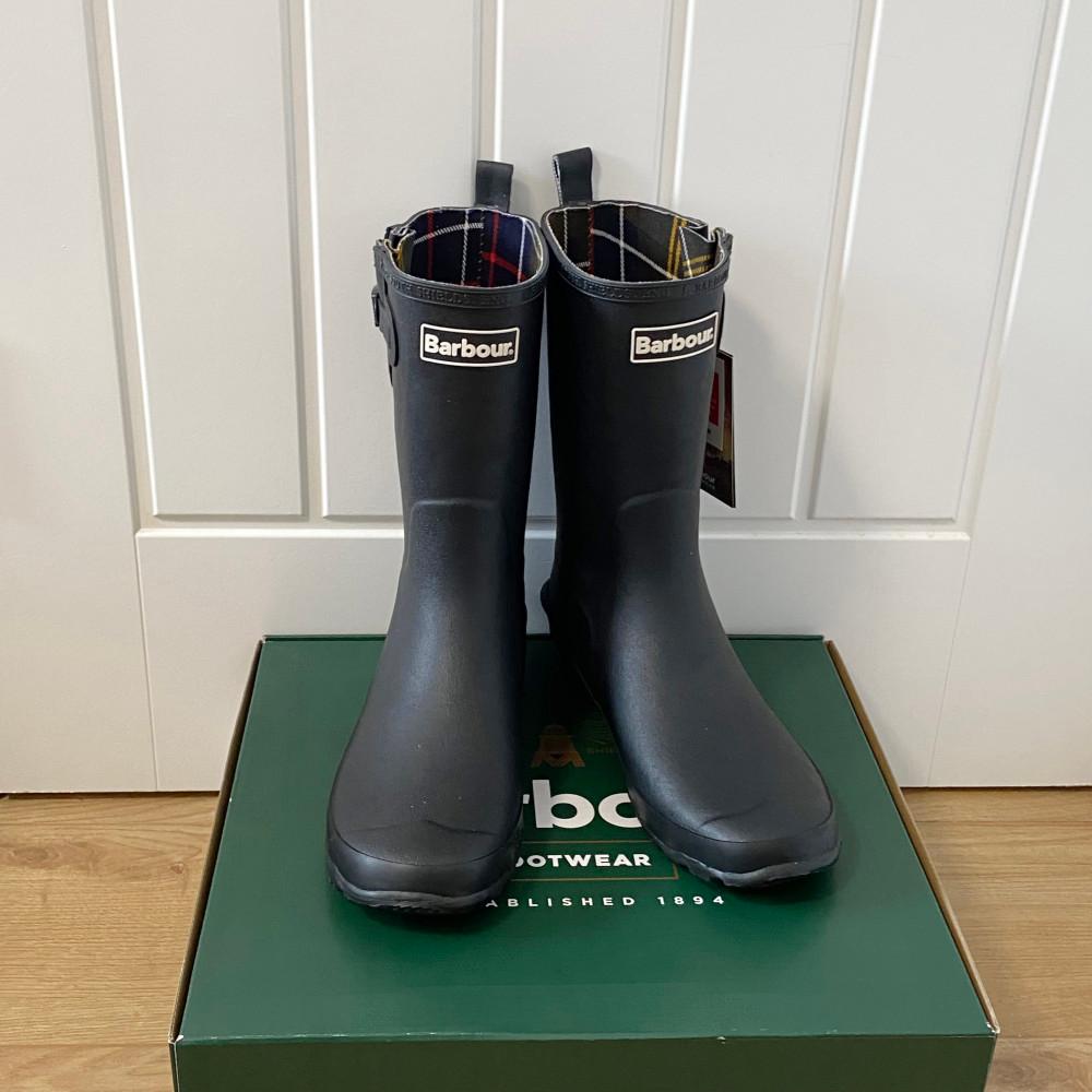 바버 웰링턴 미들 레인부츠 2컬러/ 094010