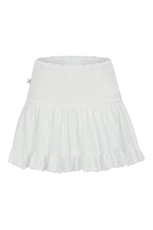 FREEZIA SKIRT SKIRT-WHITE