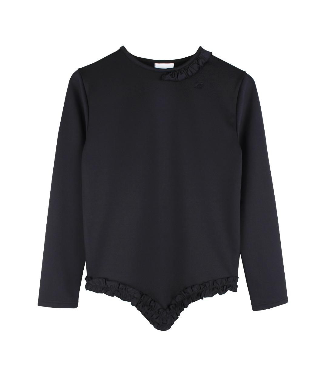 KIT FRILL CURVE TOP (BLACK)