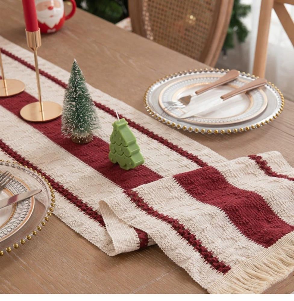 히포슈슈 크리스마스 레스토랑 플레이트 매장 테이블보 식탁 매트 장식