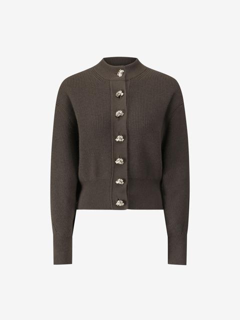 울 100 하이넥 가디건_S254KSL011