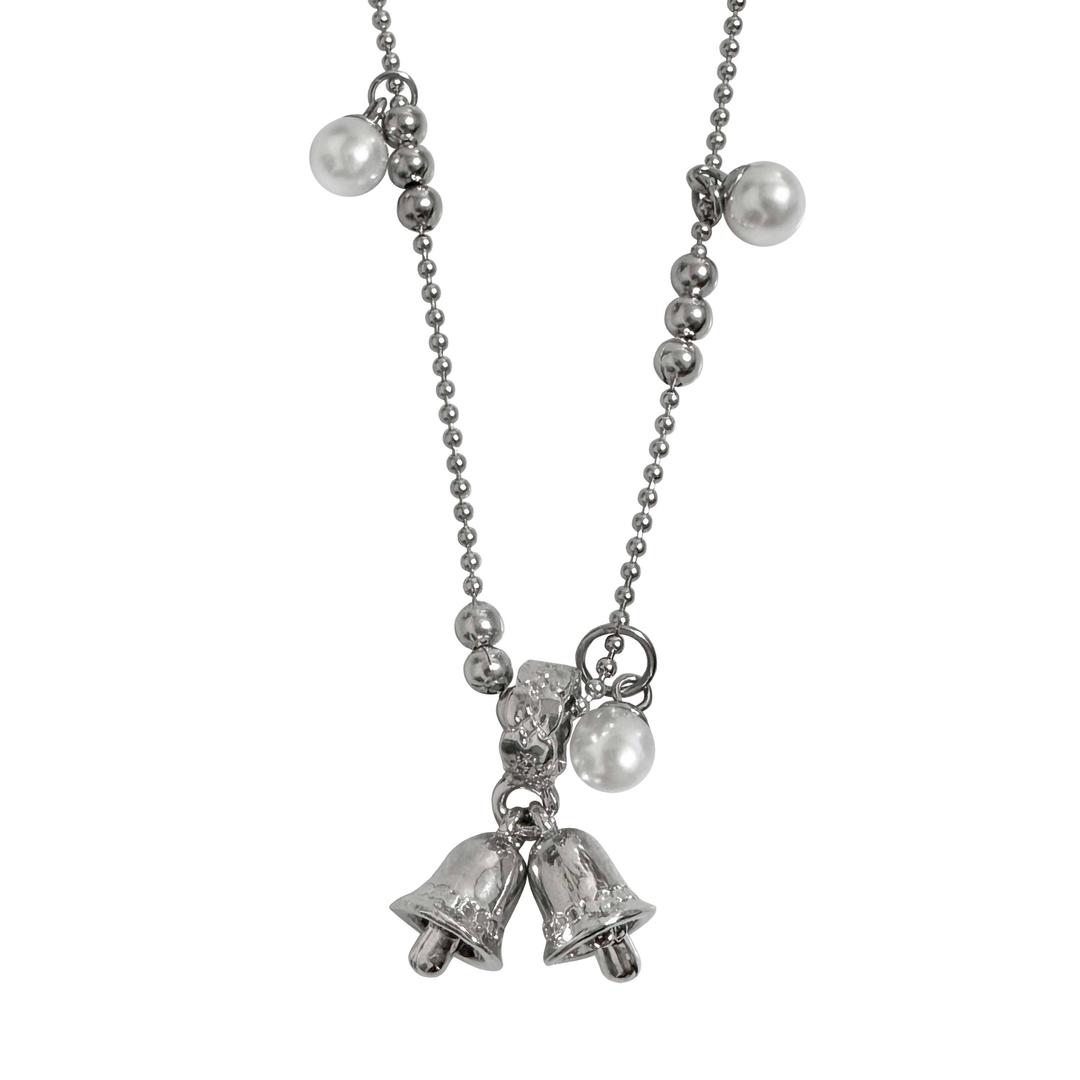 [1/11 출고] pearl drop necklace(bell)