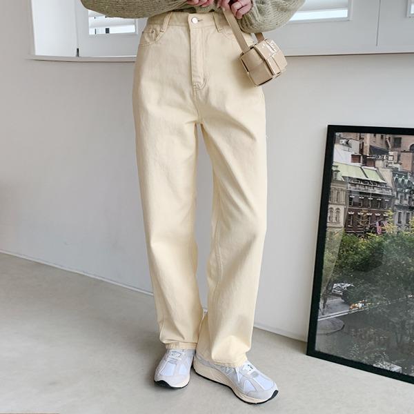 [M] 여유핏컬러코튼롱P