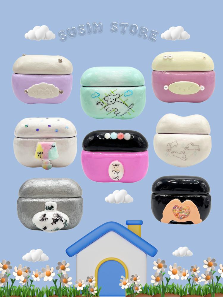 수심 Breeze Pods Case(34 Type) 브리즈 에어팟 케이스 키치 유니크