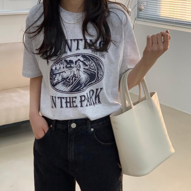 [딥어텀] 펀팅 하프 티 (3color)