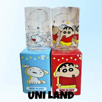 짱구 미니 글라스 컵 300ml  [유니랜드]