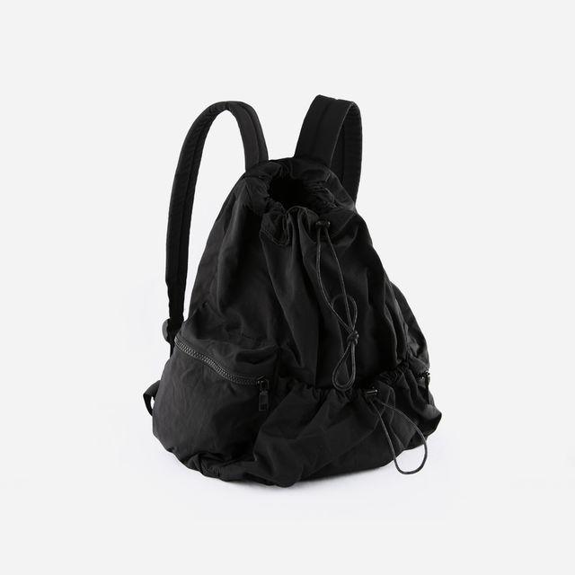 아모멘토 SHEER RIPSTOP DRAWSTRING BACKPACK (GREY) - 위시버킷