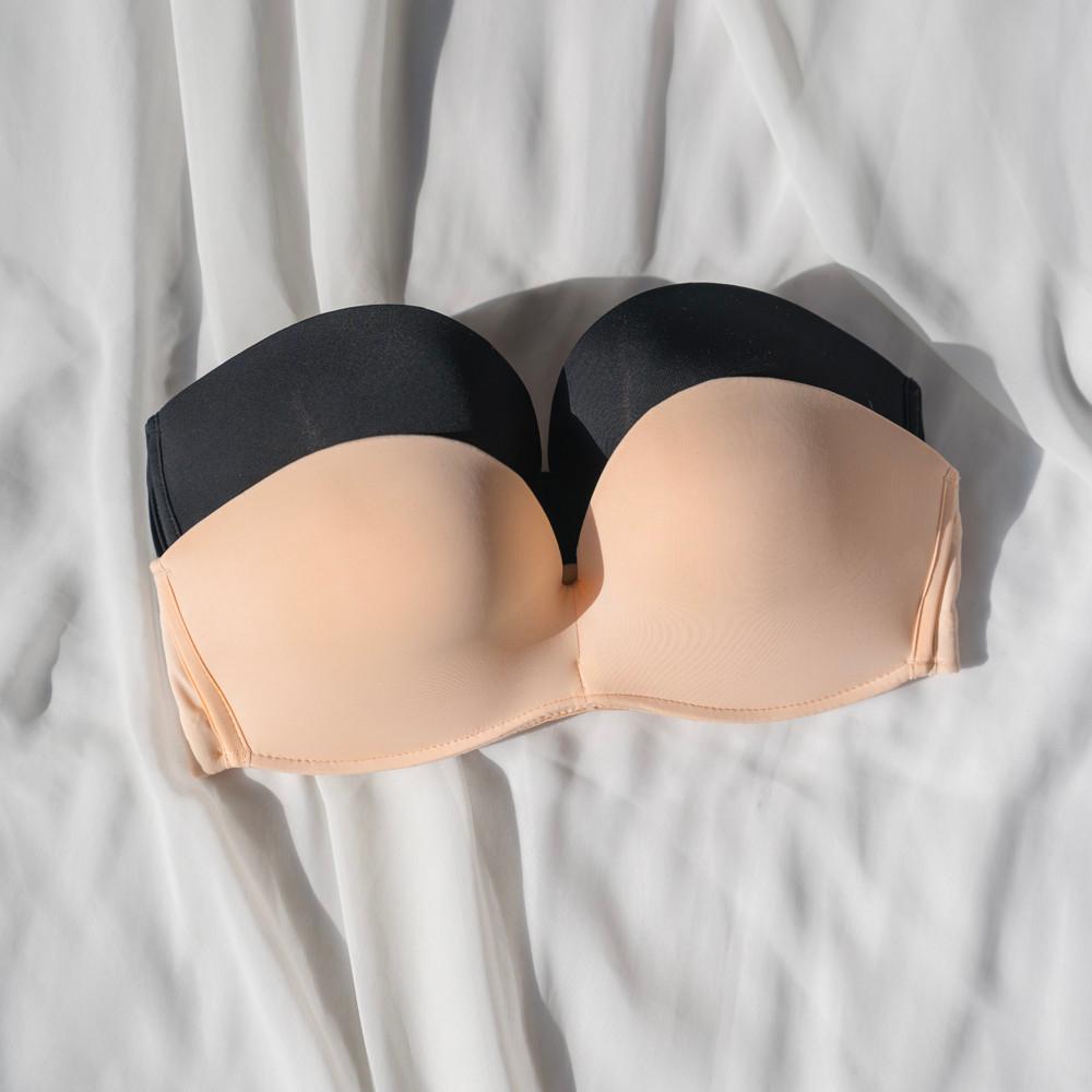 [N도착보장] 어깨끈없어도돼 필러브라 볼륨업 오프숄더속옷 웨딩촬영 누드브라