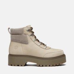 팀버랜드 여성 스톤 스트릿 플렛폼 레이스 업 부츠 워커 A42P8 EL8