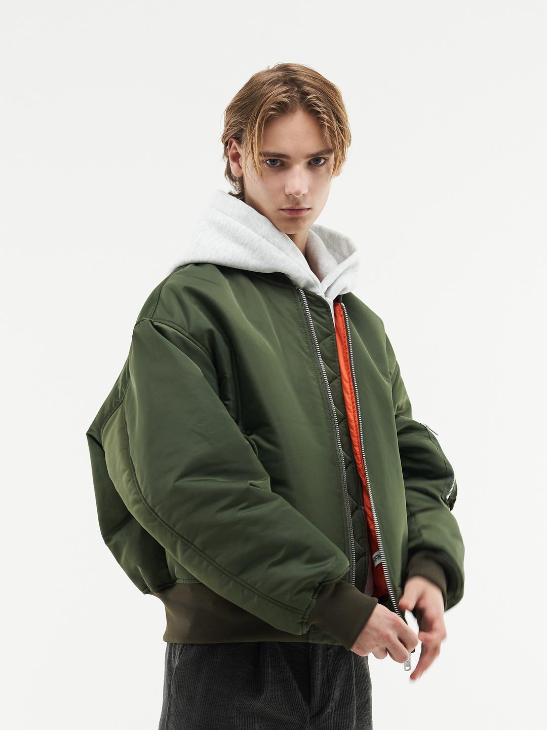[21 FW] MA-1 Bomber Jacket_Khaki [3차]
