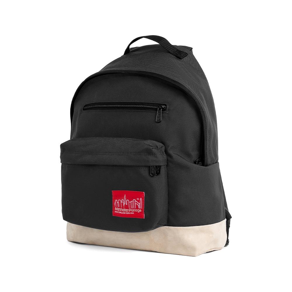 1209 Big Apple Backpack MD BLACK SUEDE