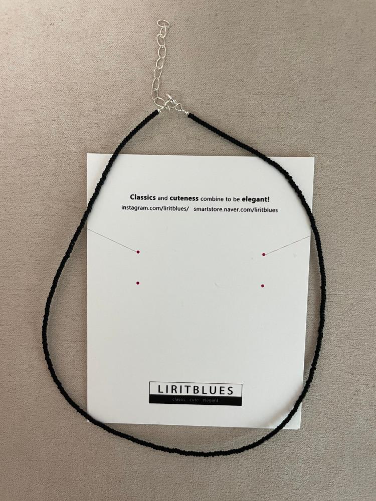 극소 비즈 목걸이