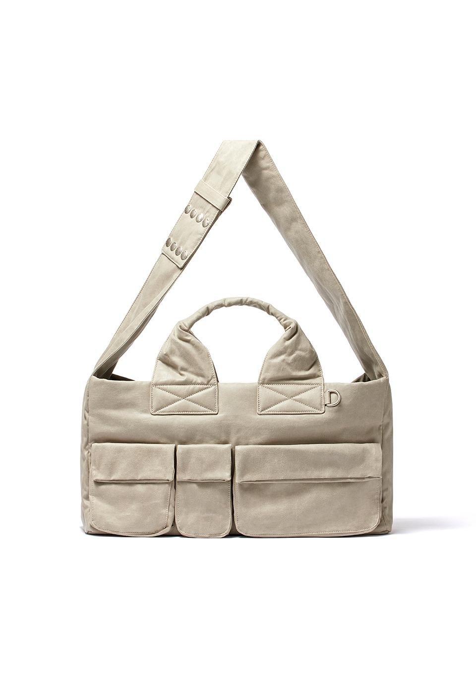 OIL SKIN VENTI TOTE, SAND BEIGE