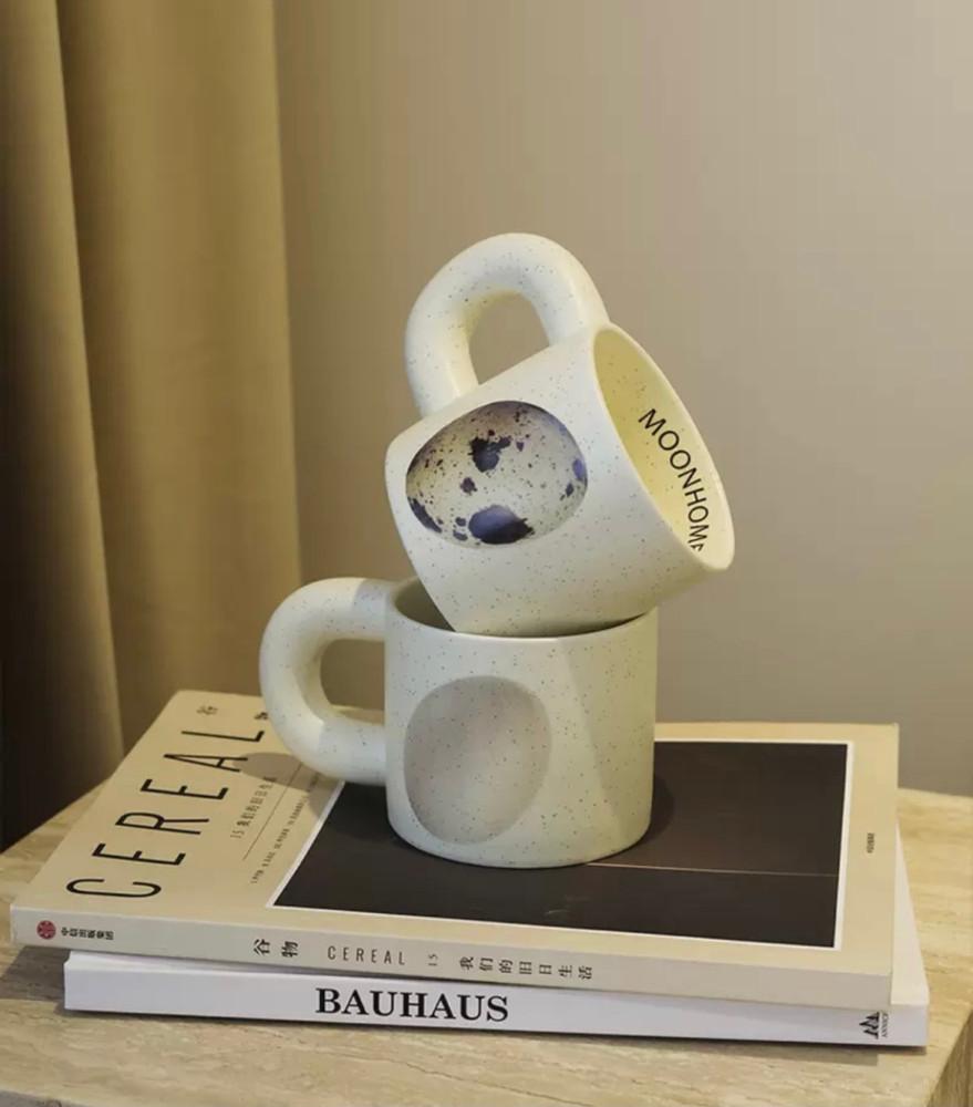 오렌지베케이션 MOONHOME 뭉툭 에그 머그컵