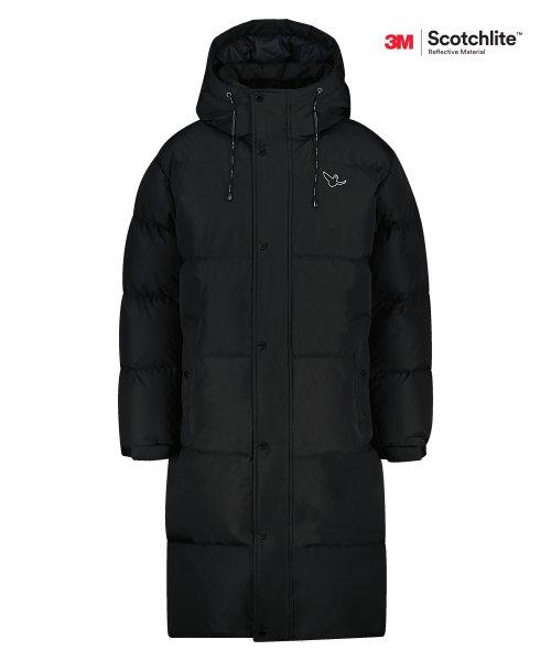 젠투 롱 다운 자켓 블랙