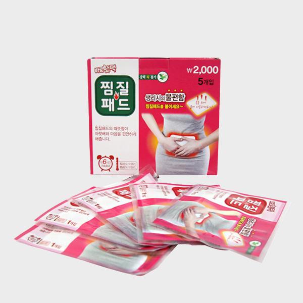 여성용 찜질패드 5매입