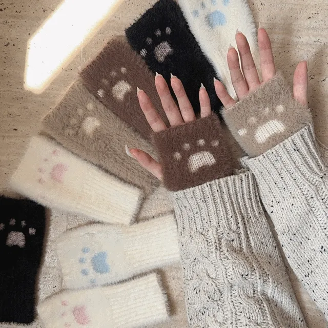 🐱 고냥이 발바닥 핸드워머 겨울 가을 개강룩 데일리룩