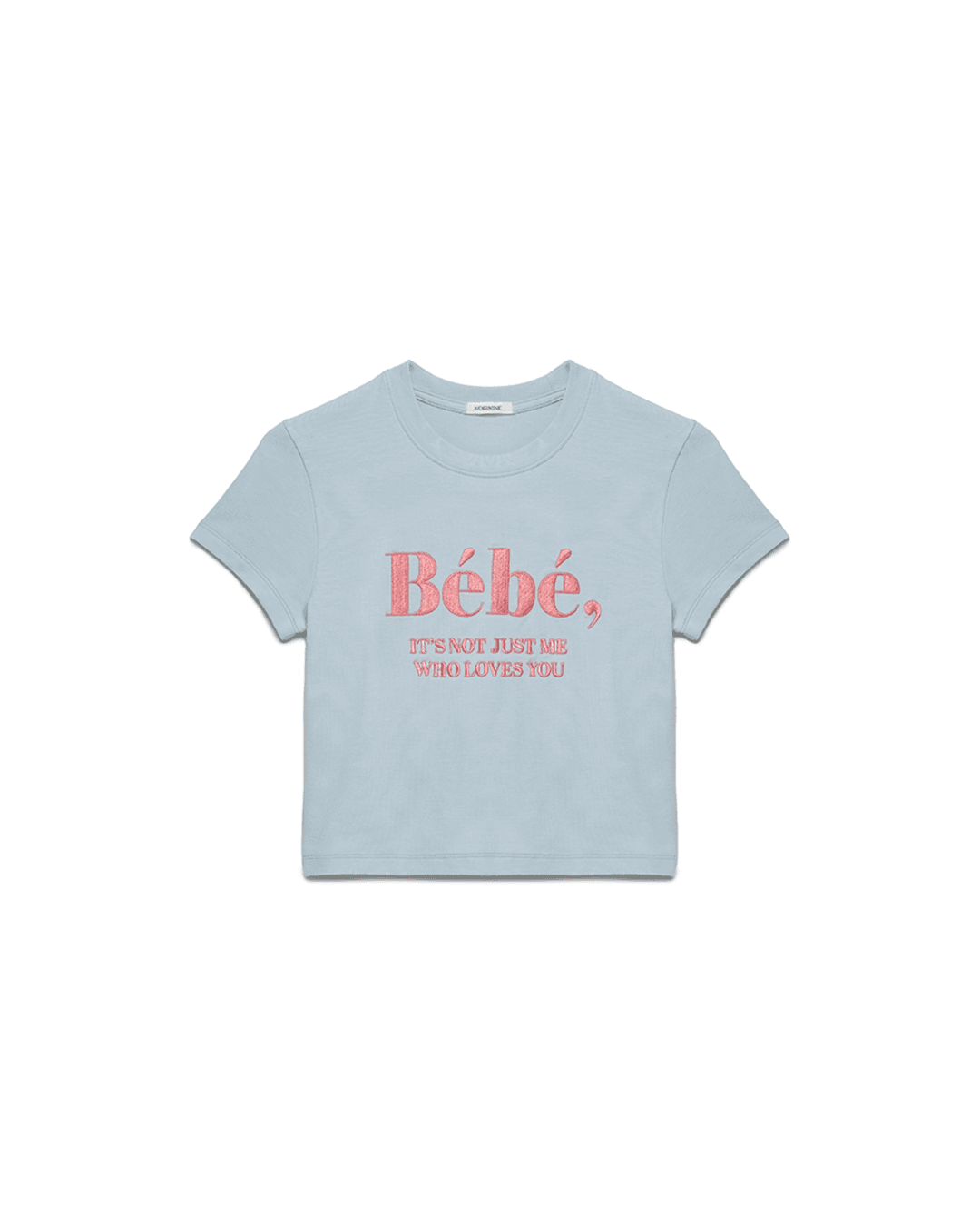 [5/8일 순차배송] Bébé Crop T-shirts [BLUE]