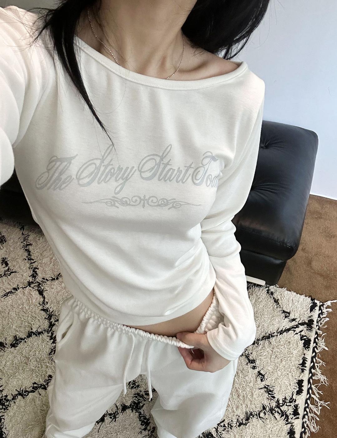 이너뮤트 today lettering top (3color)