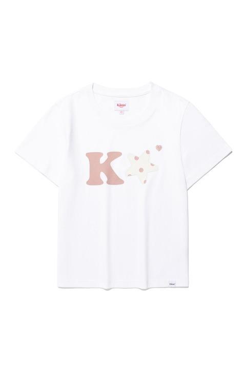 K Alpha Star Logo Tee Pink