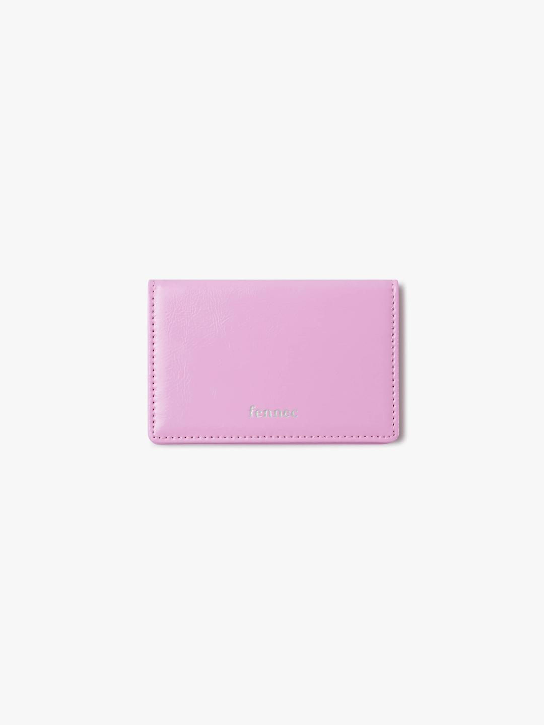 ★CRINKLE SOFT CARD CASE - COOL PINK★